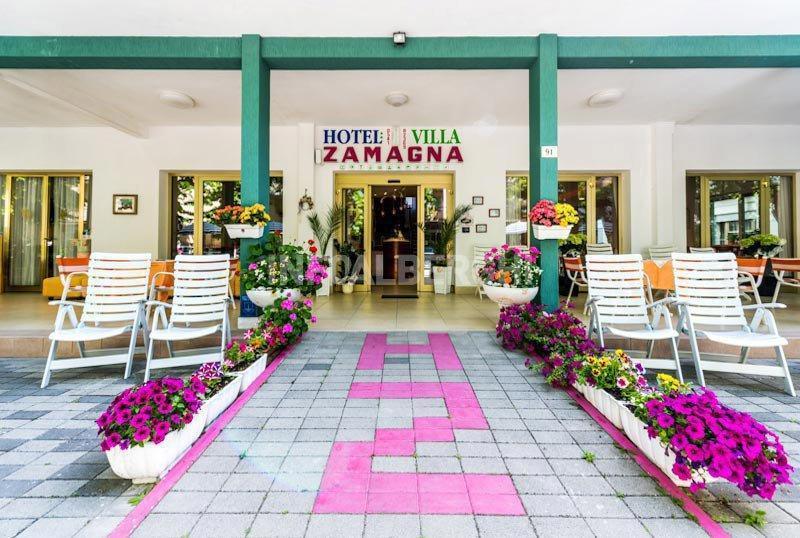 Hotel Zamagna Cesenatico Esterno foto